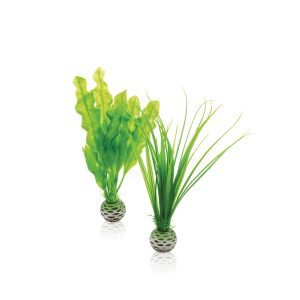 סט צמחי פלסטיק קטן ירוק לאקווריום biOrb