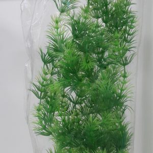 צמח פלסטי ירוק 50 ס"מ לאקווריום